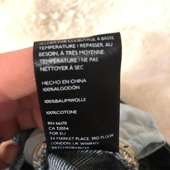 BDG | TomGirl Midrise Button Fly Distressed Shorts - Picture 7 of 7